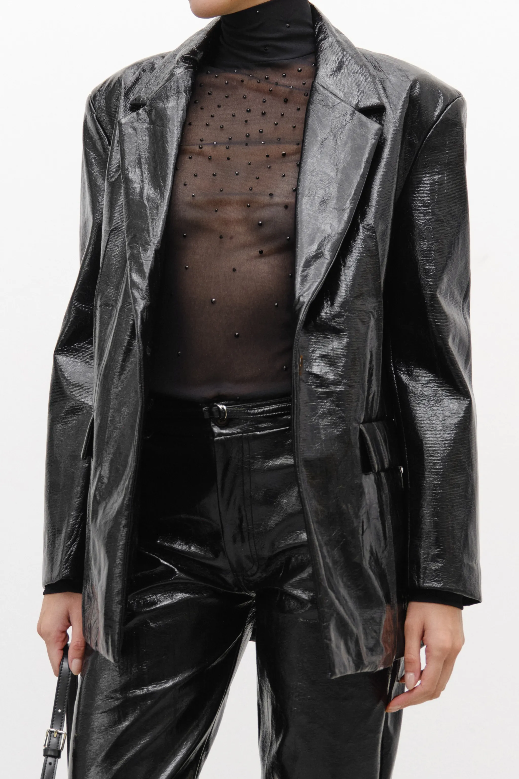 BLAZER IN ECOPELLE