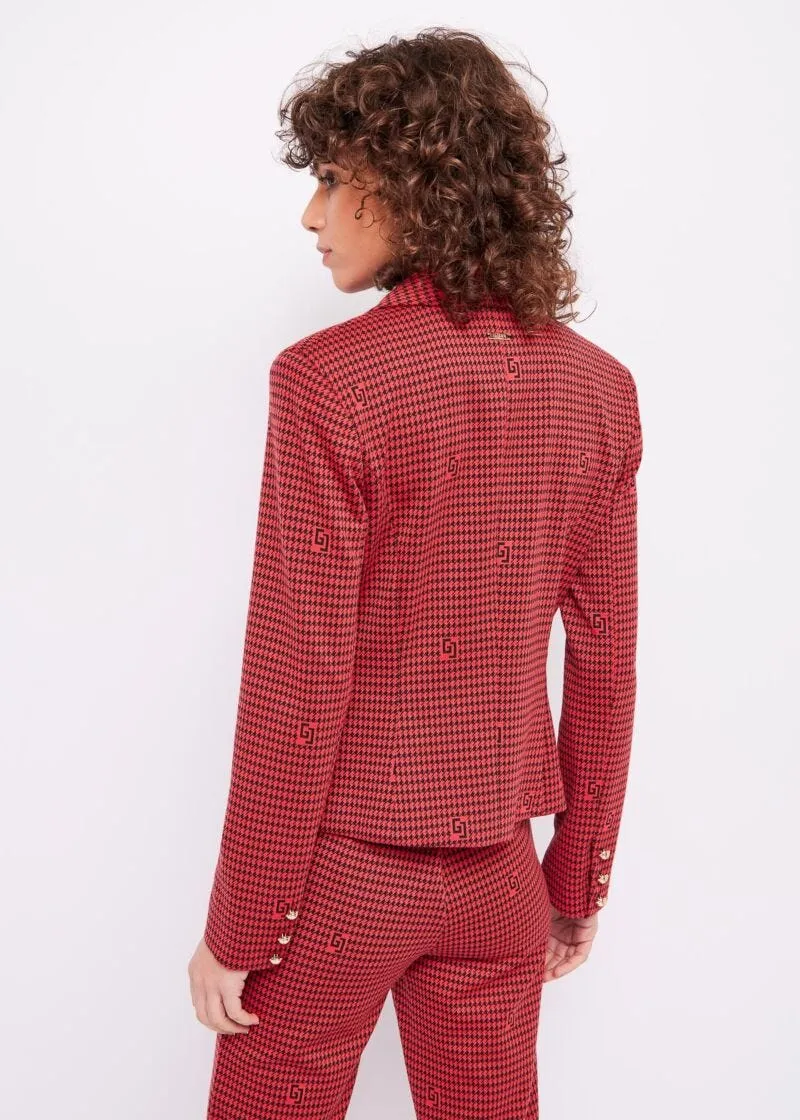Blazer pied de poule