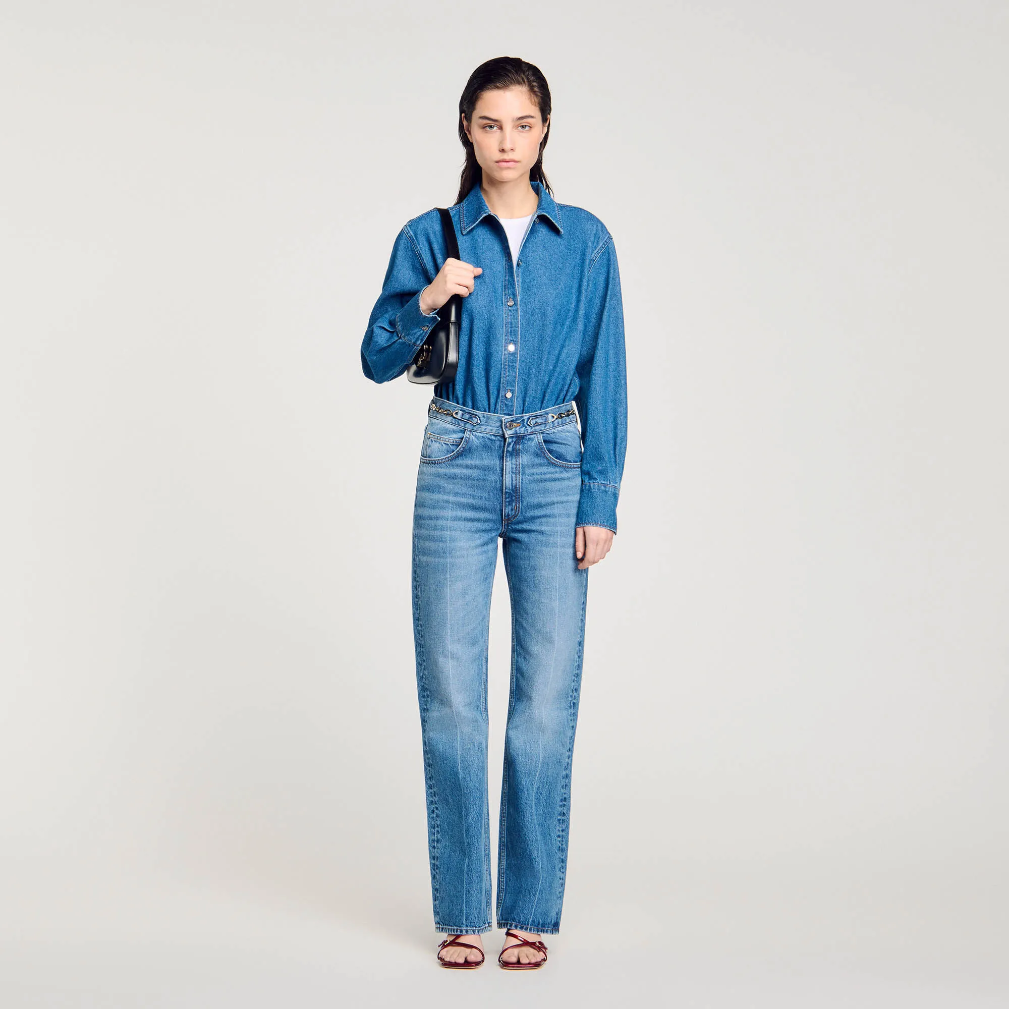 Camicia body di jeans