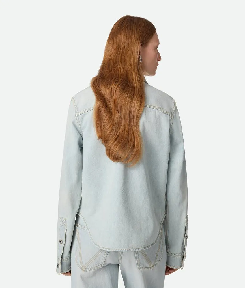 Camicia in denim Extra Bleach  