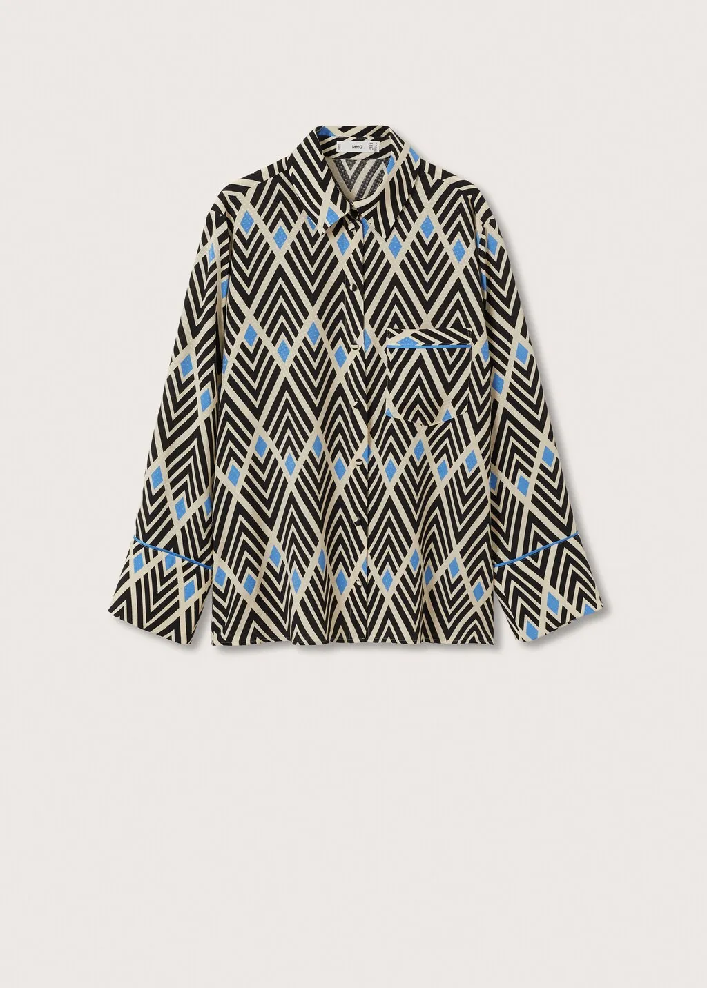 Camicia stampa geometrica
