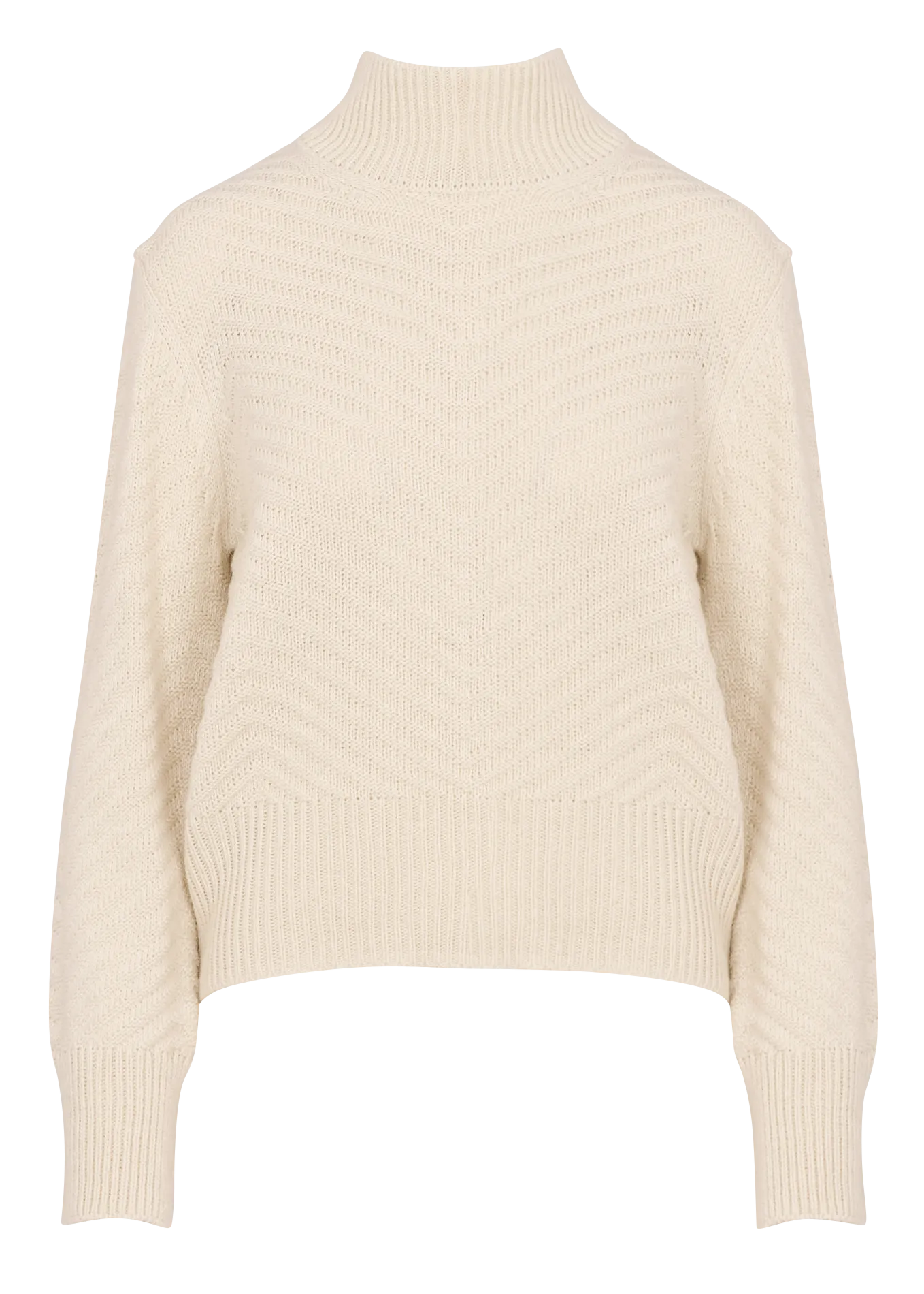  CAROLL   MWILLIAM - Maglione dritto a collo alto | Bianco