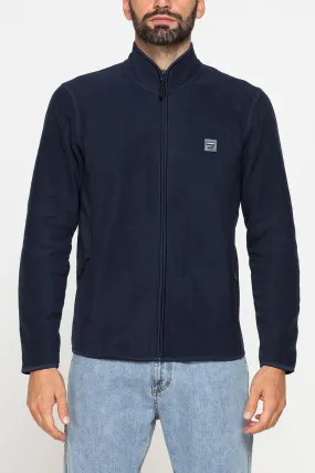Carrera  ---------    ------------Pile con zip centrale e tasche inserite - Blu