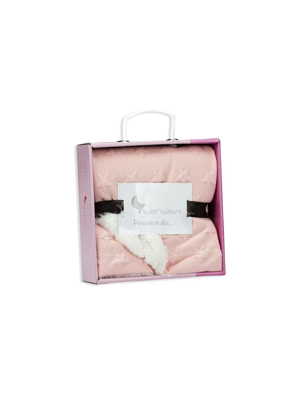  COPERTINA NEONATO CARROZZINA CULLA PASSEGGINO INVERNALE IN PILE - STELLE ROSA 
