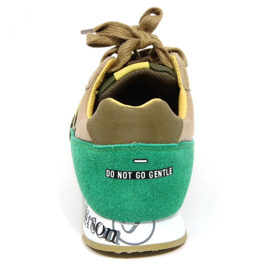 G3368 sneaker bimbo boy JECKERSON army green/beige suede/tissue shoes kids