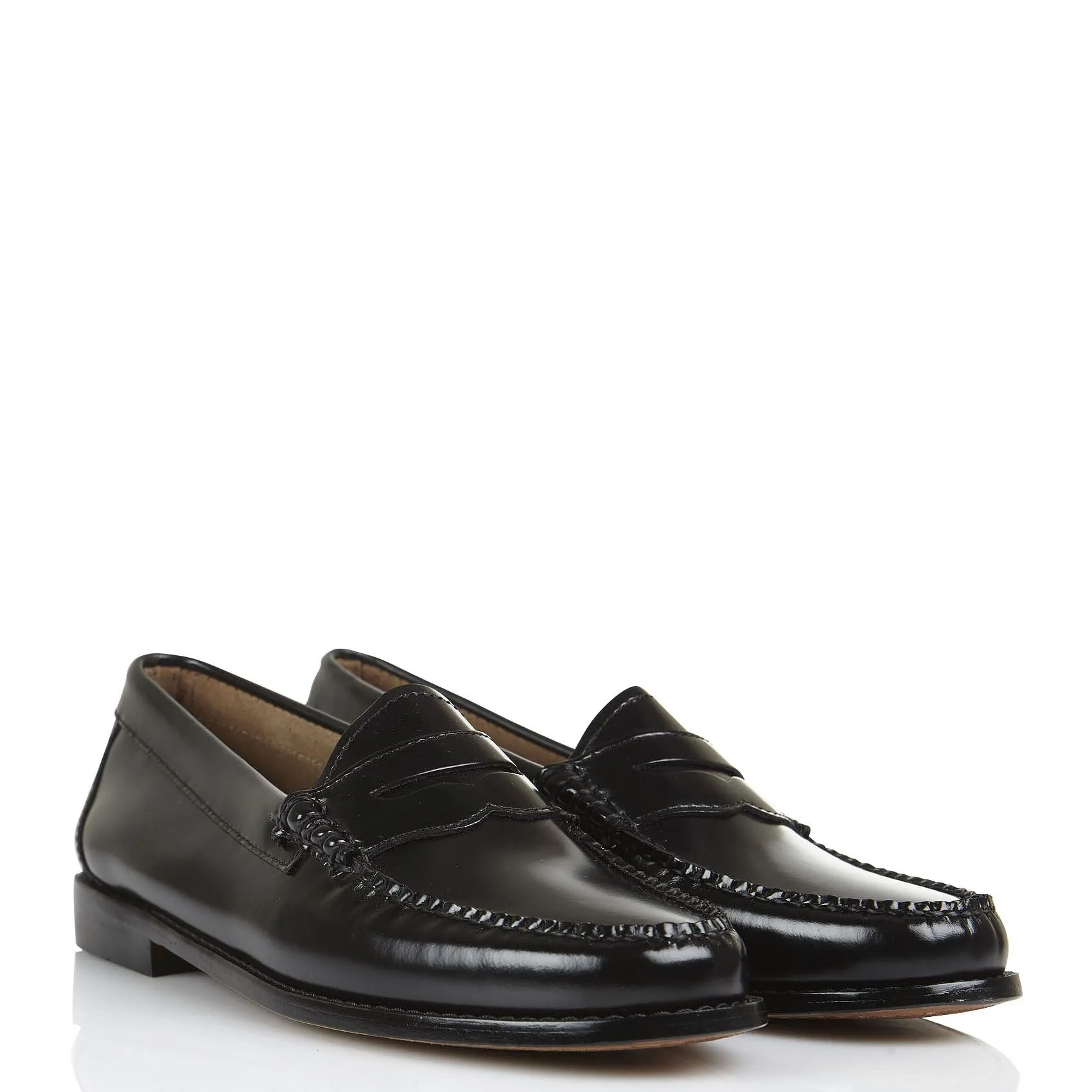  GH BASS   Mocassini in pelle | Nero