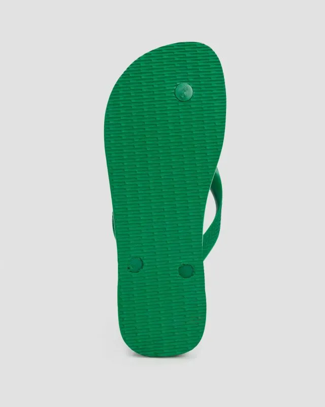 Infradito Havaianas Brasil logo Neon verdi