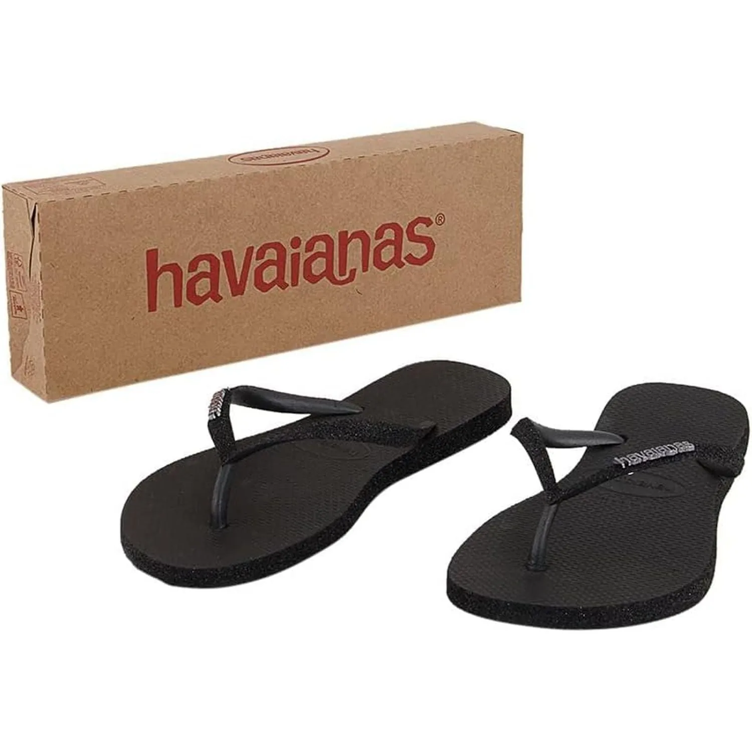 Infradito HAVAIANAS Donna SLIM SPARKLE II Nero