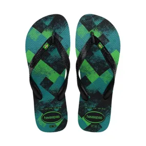  INFRADITO HAVAIANAS. NERO/VERDE 