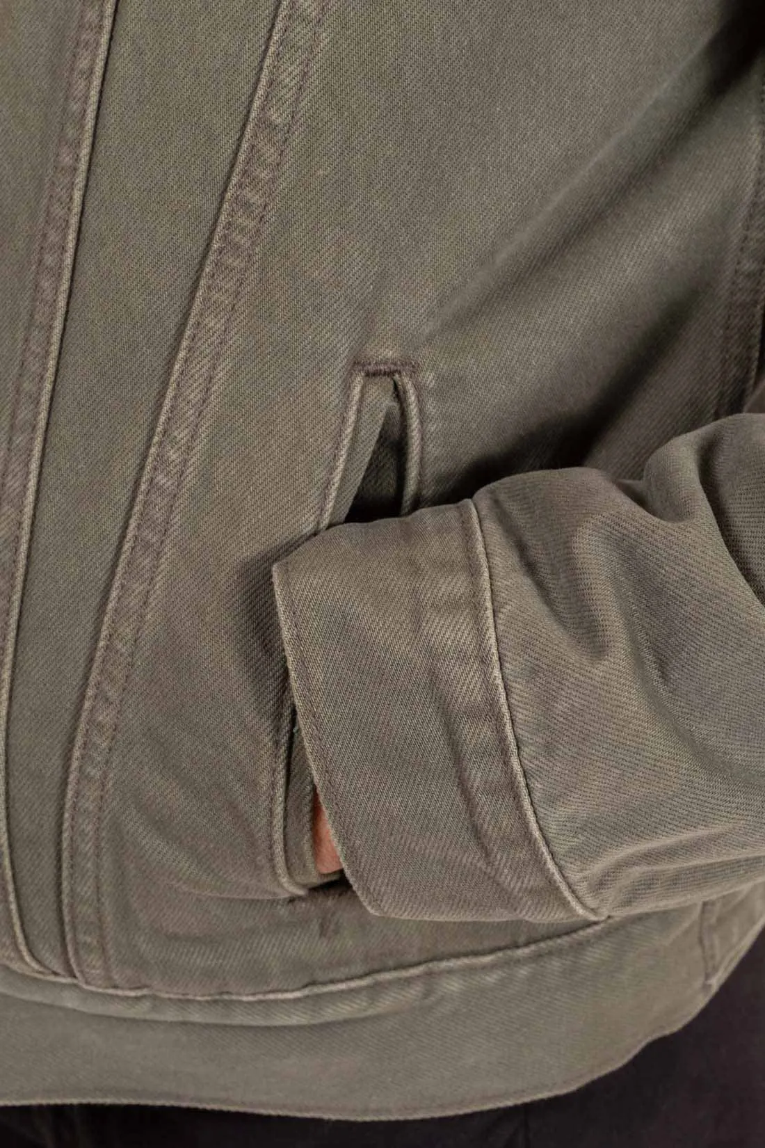 LEVI'S Giubbotto uomo in denim con fodera in pile