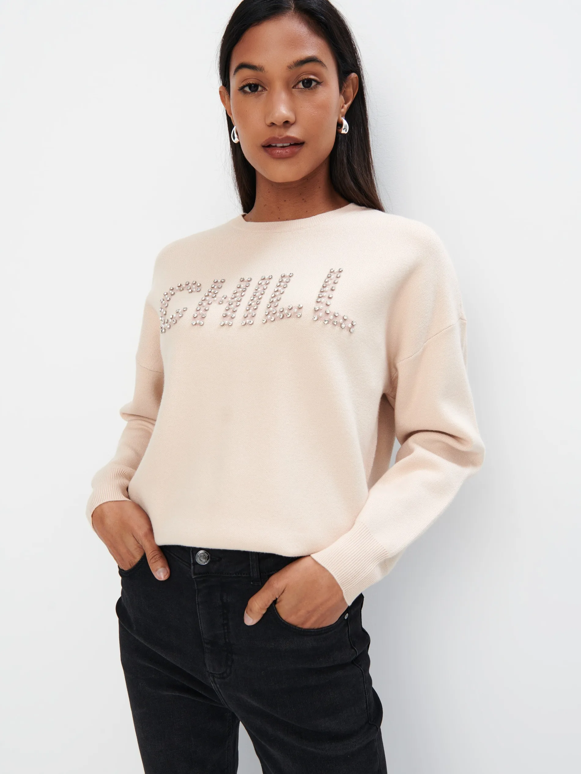 Maglione con stampa
