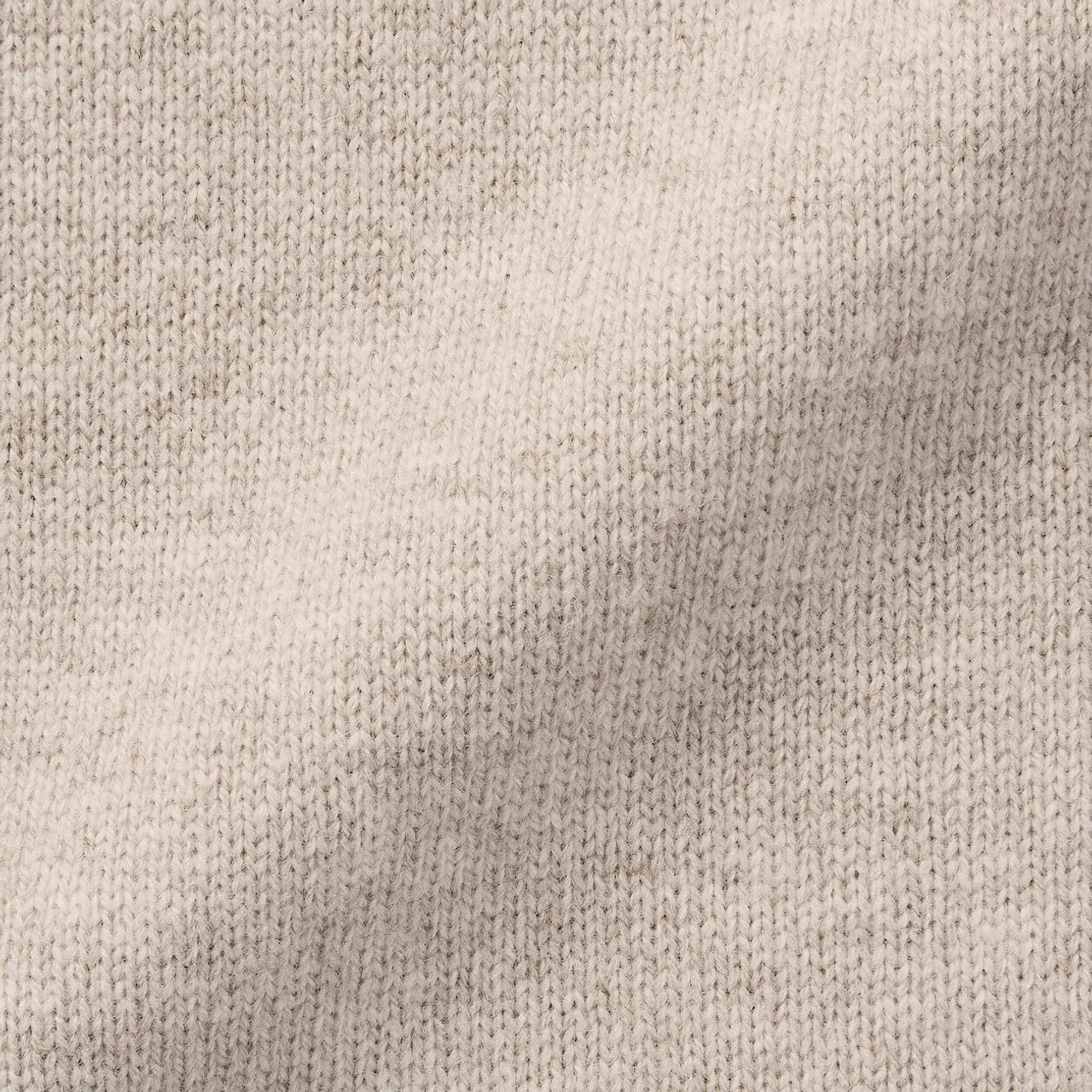Maglione in lana a maglia media con collo rotondo per uomo