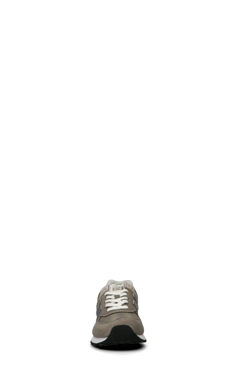 NEW BALANCE Sneaker trendy donna grigia in suede/tessuto