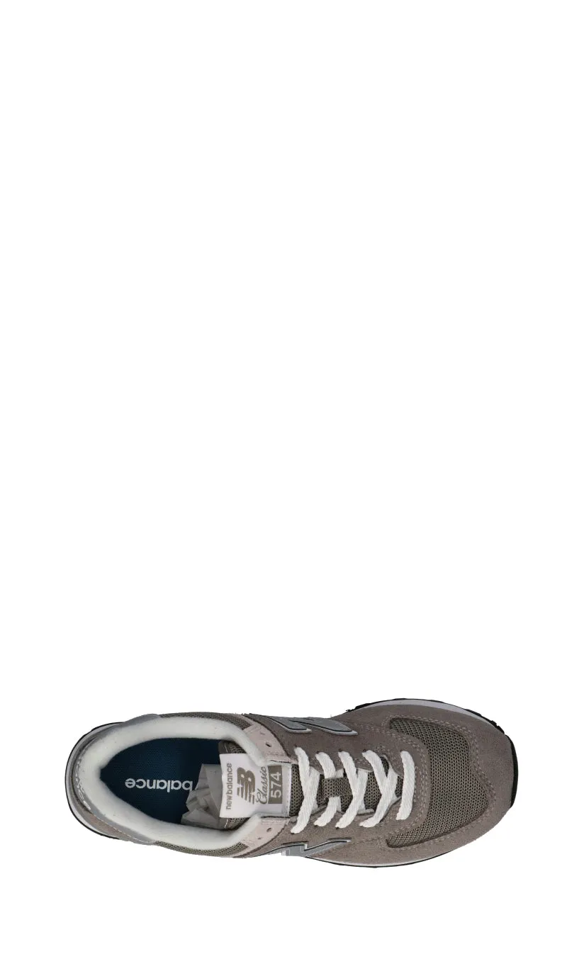 NEW BALANCE Sneaker trendy donna grigia in suede/tessuto