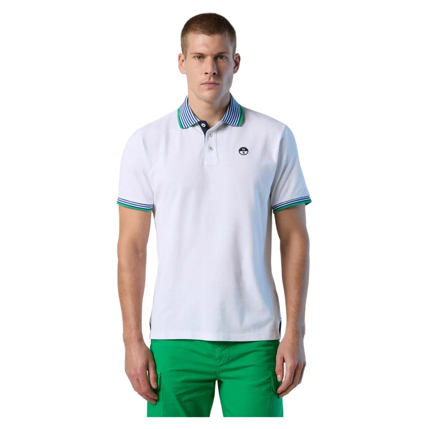     NORTH SAILS POLO STRIPES ON FRONT 692460 0101