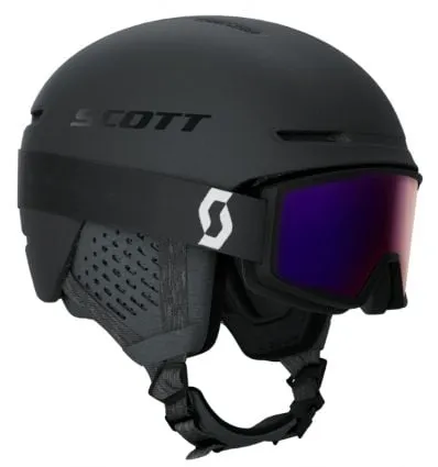 Pacchetto casco e occhiali Scott Combo Casco Track + Occhiali Factor Pro (nero minerale/bianco)