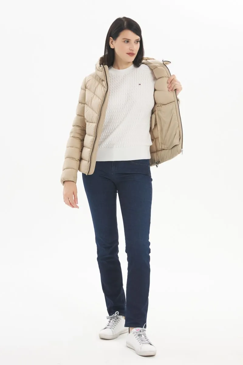 Piumino Donna Beige