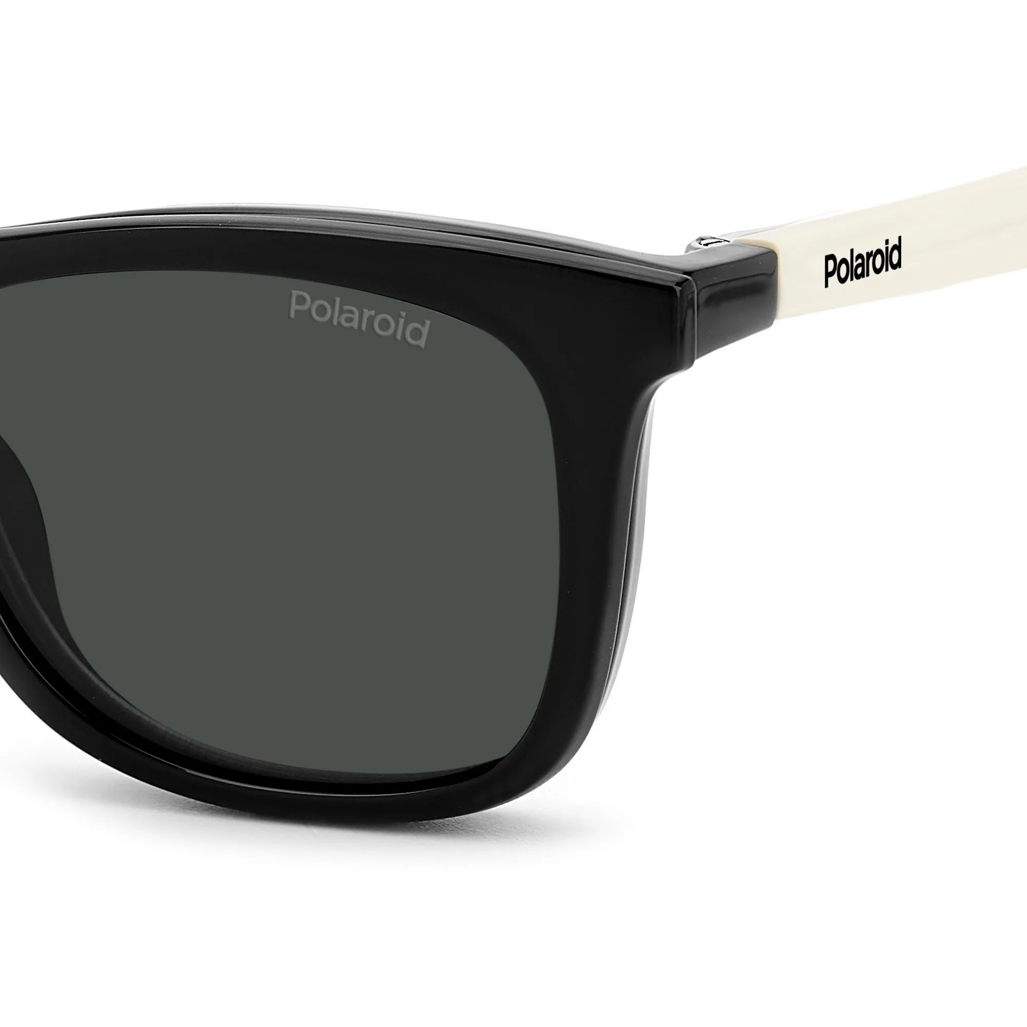   Polaroid Kids PLD 8055/CS Clip-on 9HT M9 Avorio Nero | Occhiale Da Vista Bambino Unisex 