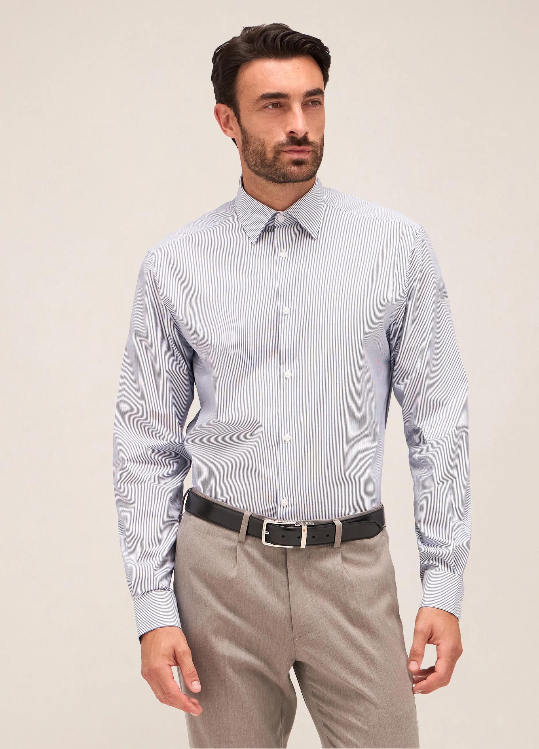 RUMFORD  Camicia regular fit colletto italiano in cotone uomo