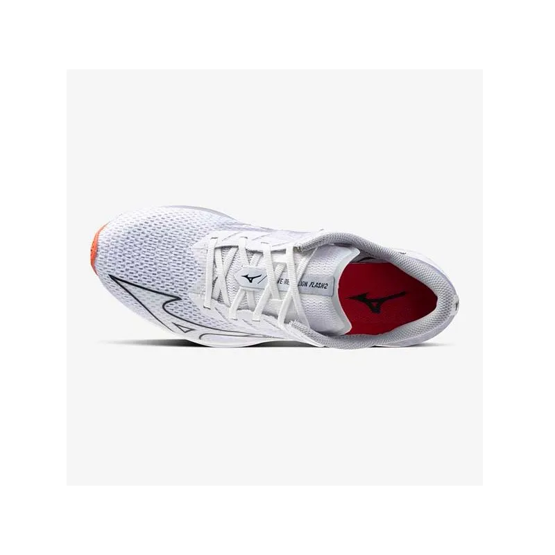 Scarpe da corsa Mizuno Scarpe Wave Rebellion Flash (bianco/nero/nebbia di porto)