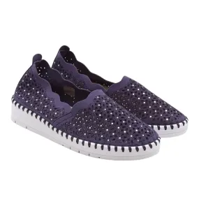 Slip on traforata Donna Grunland SAVI SC5536-F6 Blu