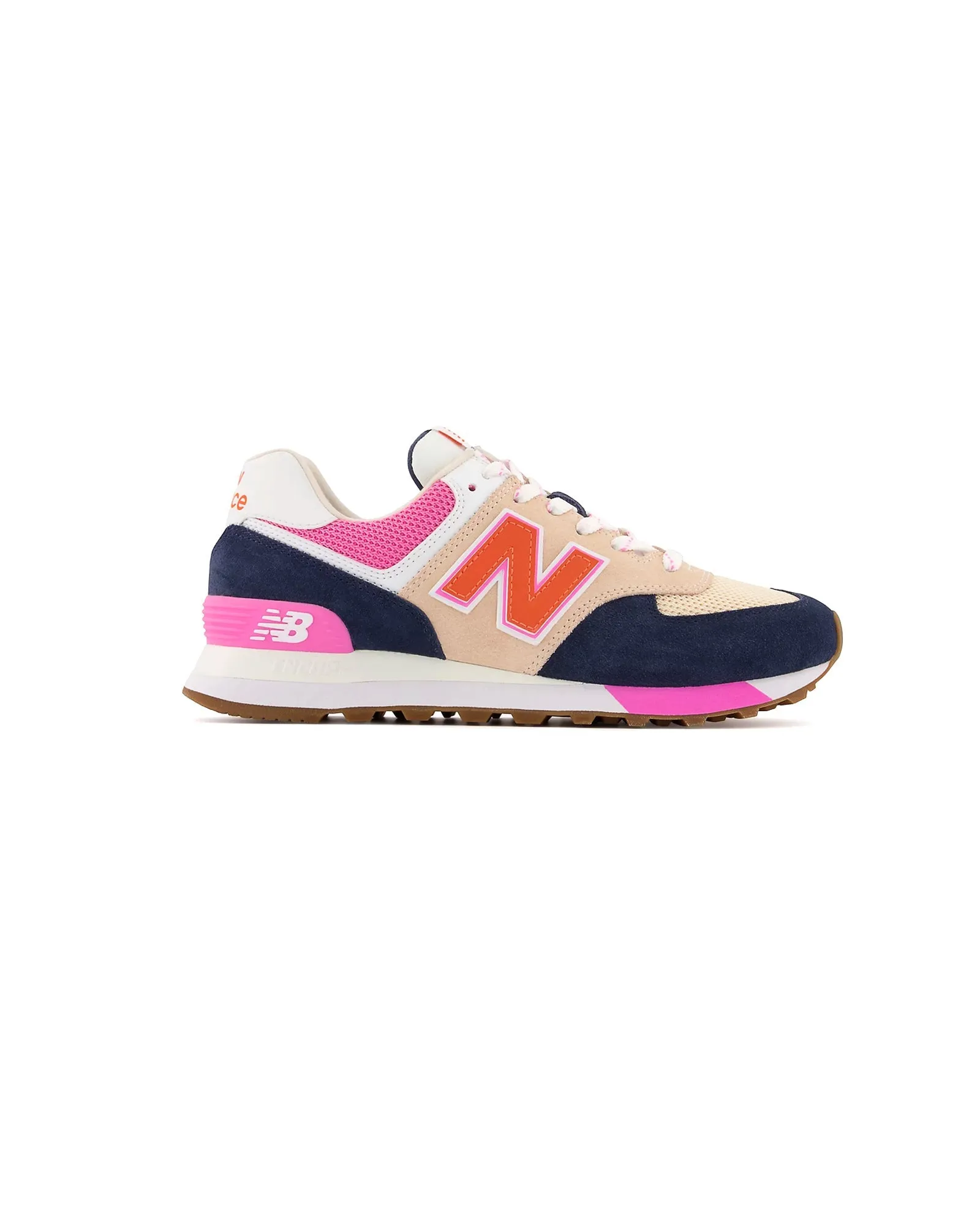 Sneaker 574 Tan Orange Pink