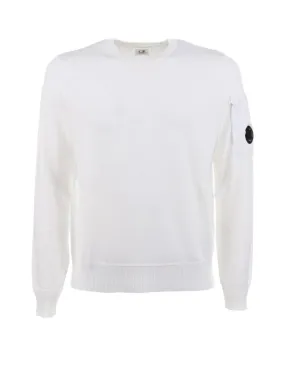 Sweater with iconic logo on the sleeve