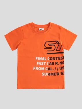 T-shirt Manica Corta I Do - Arancio