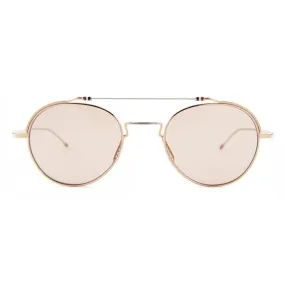 Thom Browne - Occhiali da Sole in Oro Bianco e Argento - Thom Browne Eyewear