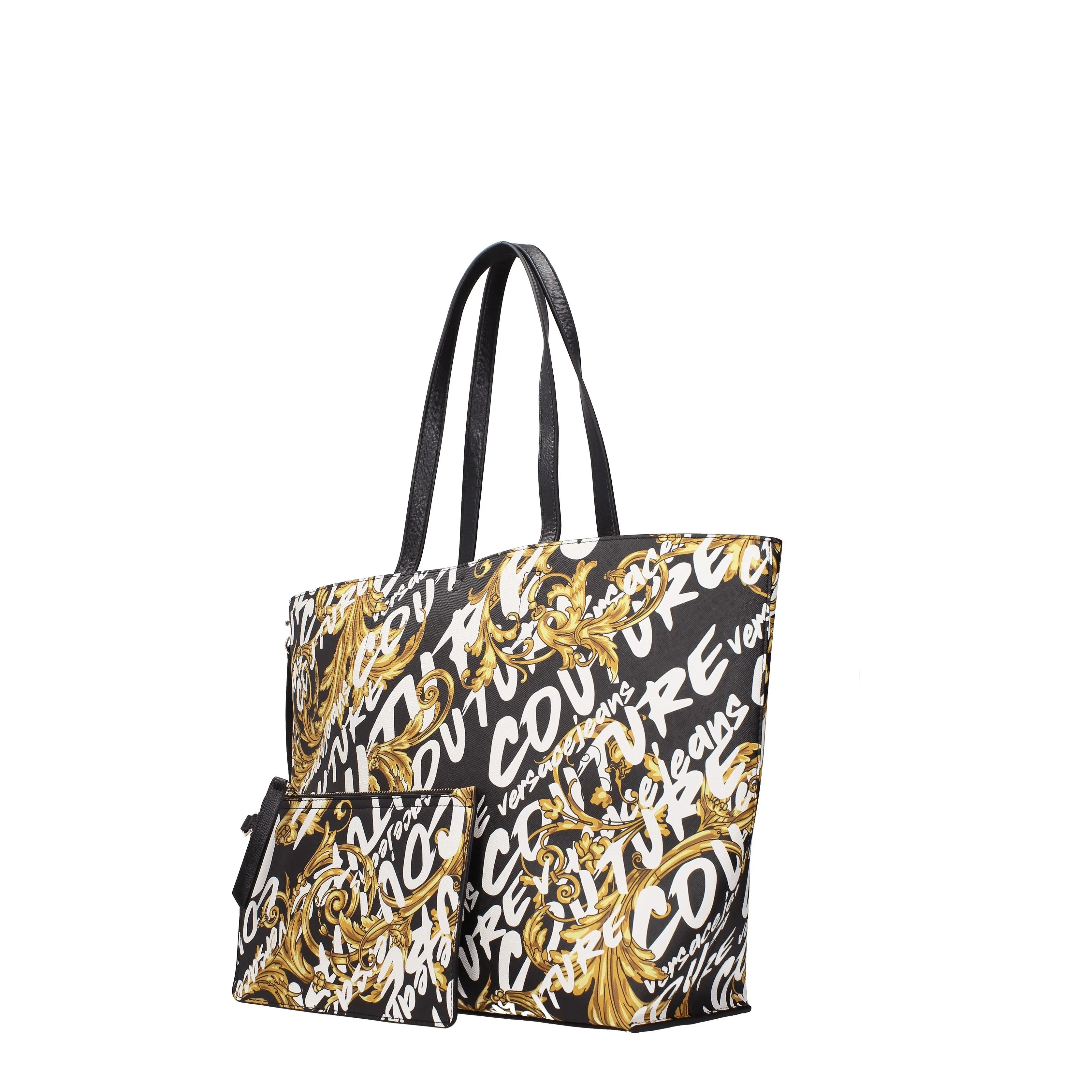 Versace Jeans Borse a Spalla Coutire Donna Poliuretano Multicolore/Nero